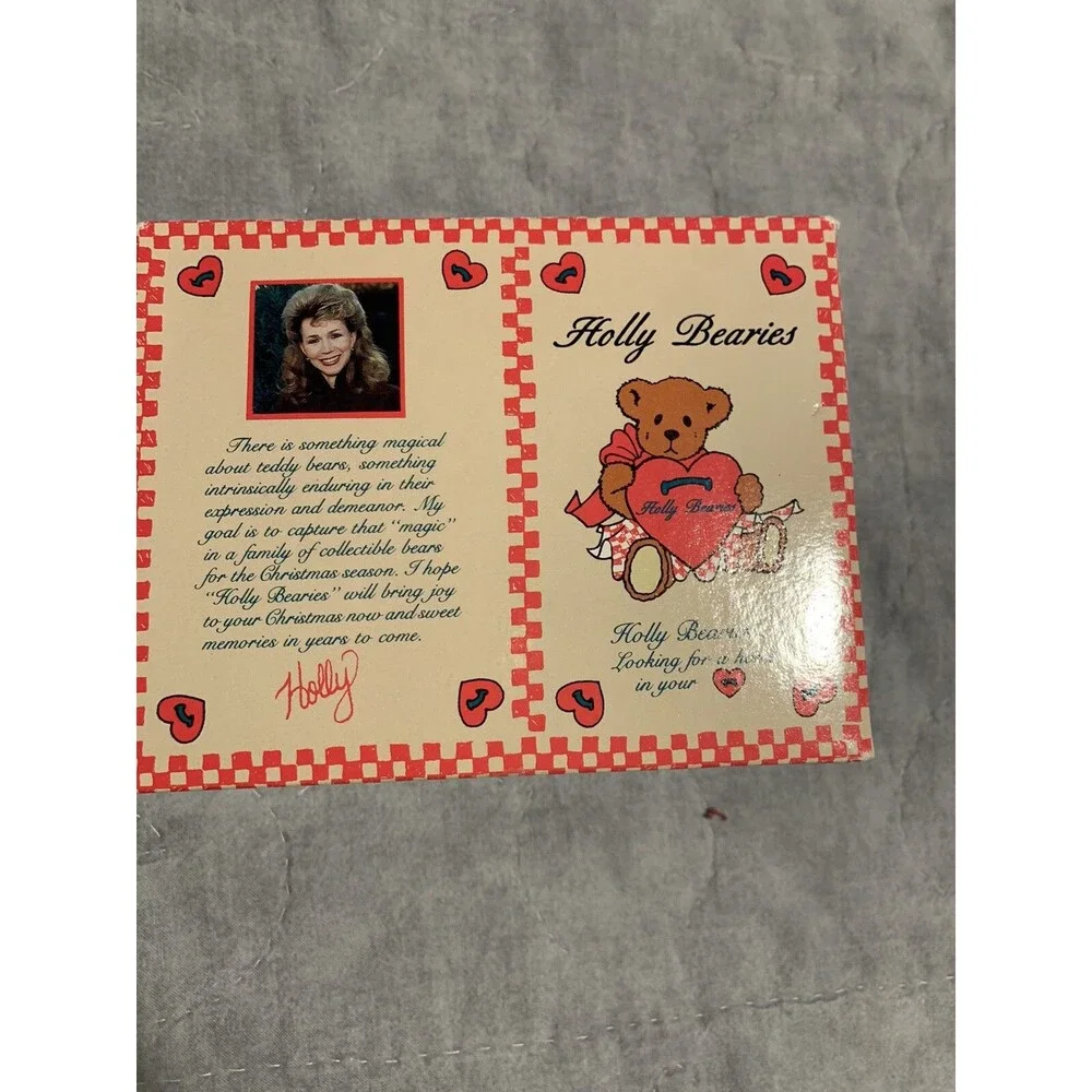 Vtg Ornament Merry Christmas Grandma & Grandpa Kurt S. Adler Rocking Chair Bear